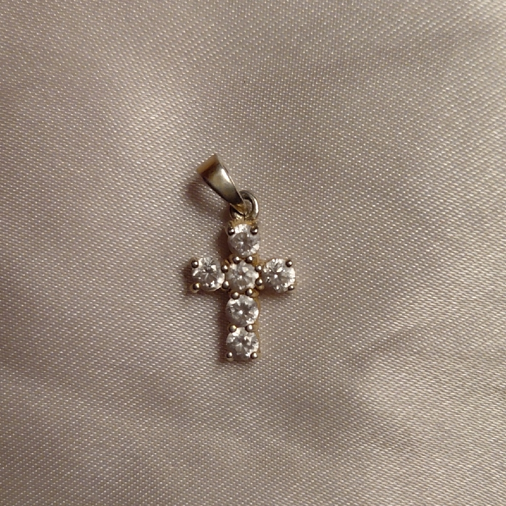 Dainty Sterling Silver Cross